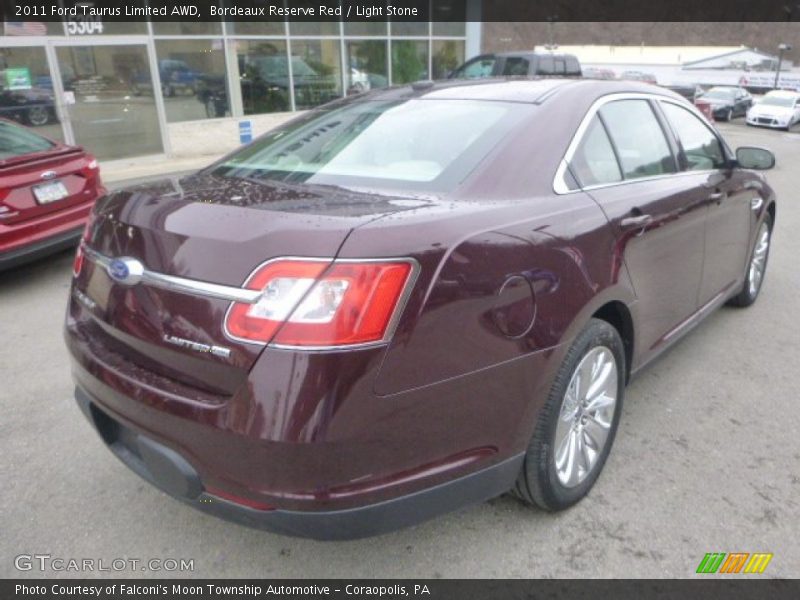 Bordeaux Reserve Red / Light Stone 2011 Ford Taurus Limited AWD