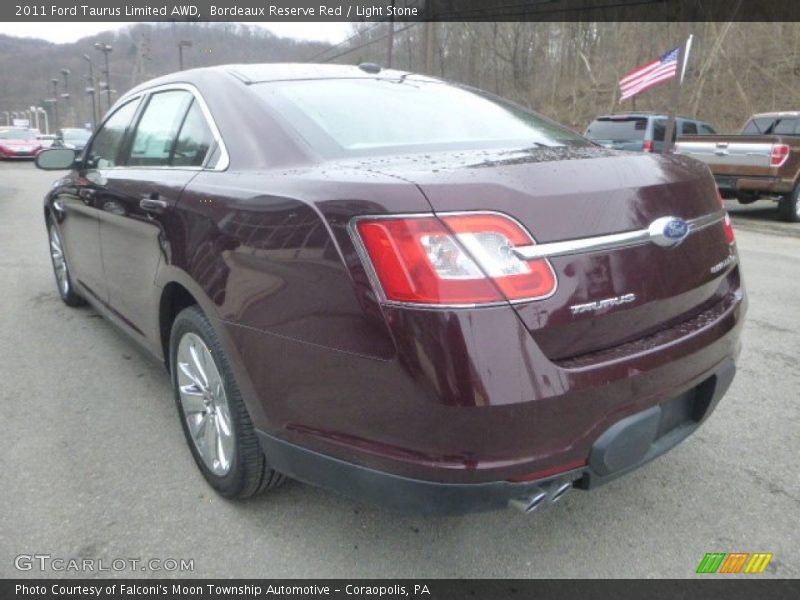 Bordeaux Reserve Red / Light Stone 2011 Ford Taurus Limited AWD