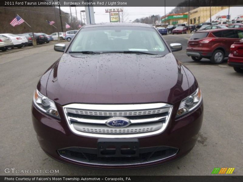 Bordeaux Reserve Red / Light Stone 2011 Ford Taurus Limited AWD