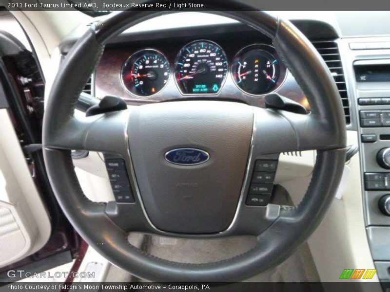 Bordeaux Reserve Red / Light Stone 2011 Ford Taurus Limited AWD
