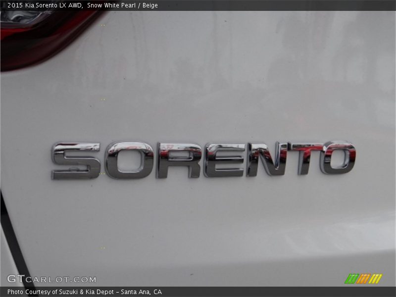  2015 Sorento LX AWD Logo