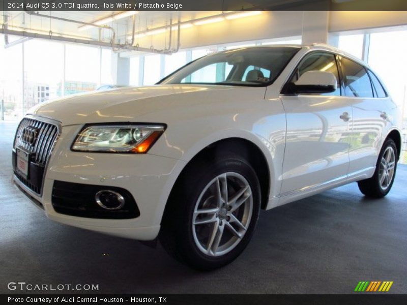 Ibis White / Pistachio Beige 2014 Audi Q5 3.0 TDI quattro