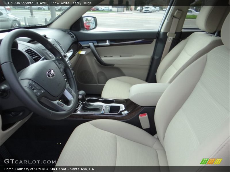  2015 Sorento LX AWD Beige Interior