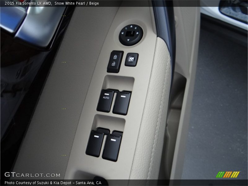 Controls of 2015 Sorento LX AWD