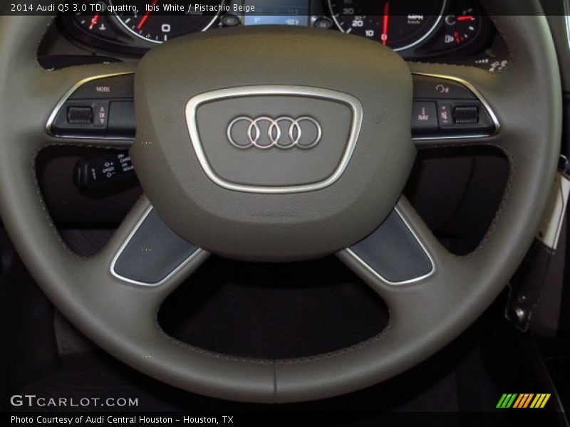 Ibis White / Pistachio Beige 2014 Audi Q5 3.0 TDI quattro