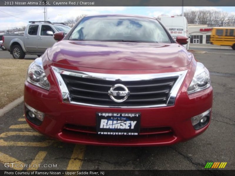 Cayenne Red / Charcoal 2013 Nissan Altima 2.5 SL
