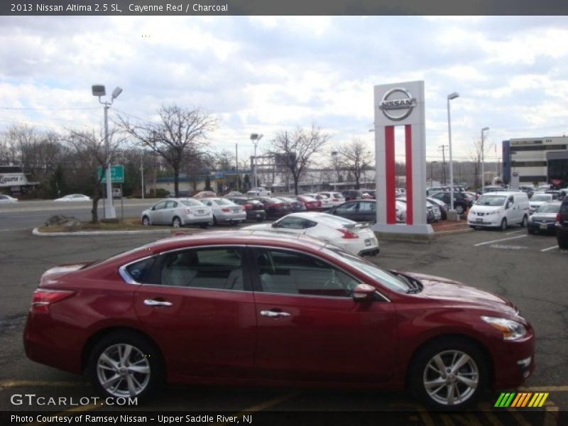 Cayenne Red / Charcoal 2013 Nissan Altima 2.5 SL