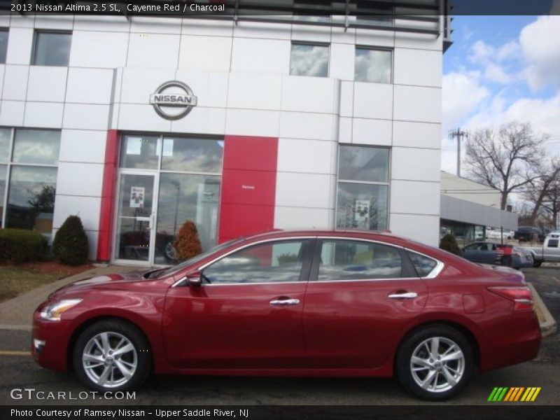 Cayenne Red / Charcoal 2013 Nissan Altima 2.5 SL