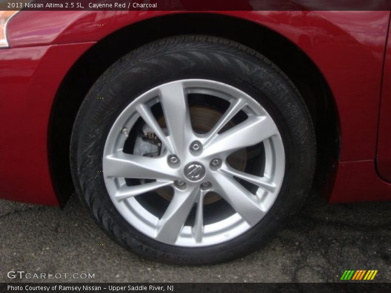 Cayenne Red / Charcoal 2013 Nissan Altima 2.5 SL