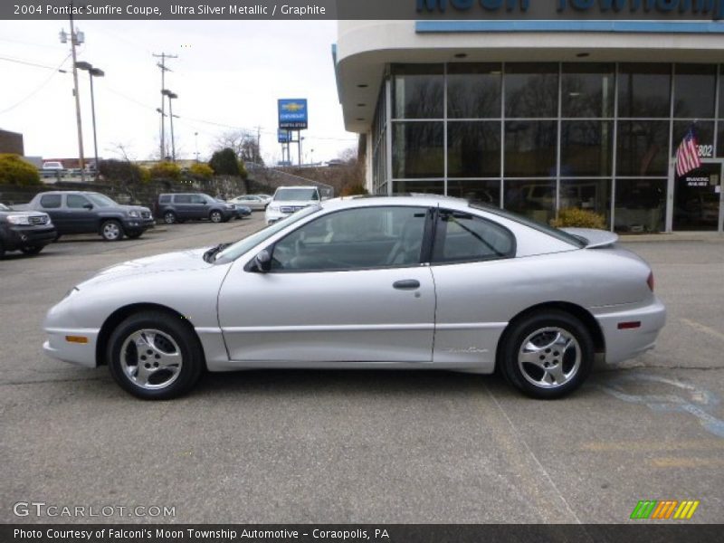 Ultra Silver Metallic / Graphite 2004 Pontiac Sunfire Coupe