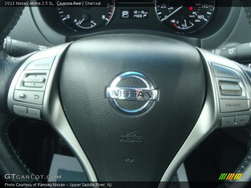 Cayenne Red / Charcoal 2013 Nissan Altima 2.5 SL