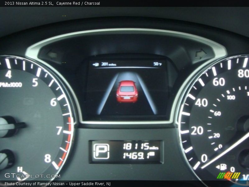 Cayenne Red / Charcoal 2013 Nissan Altima 2.5 SL