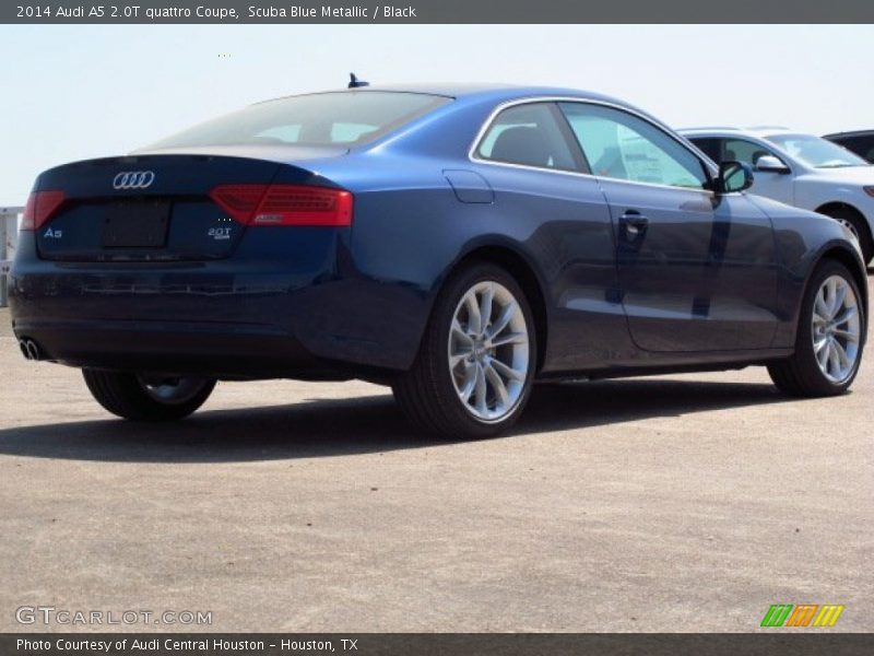 Scuba Blue Metallic / Black 2014 Audi A5 2.0T quattro Coupe