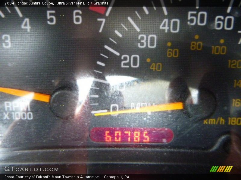 Ultra Silver Metallic / Graphite 2004 Pontiac Sunfire Coupe