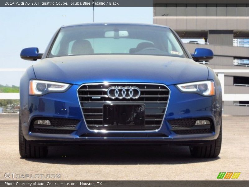 Scuba Blue Metallic / Black 2014 Audi A5 2.0T quattro Coupe