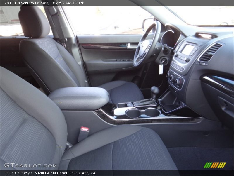 Bright Silver / Black 2015 Kia Sorento LX AWD