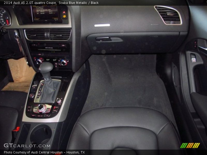 Scuba Blue Metallic / Black 2014 Audi A5 2.0T quattro Coupe