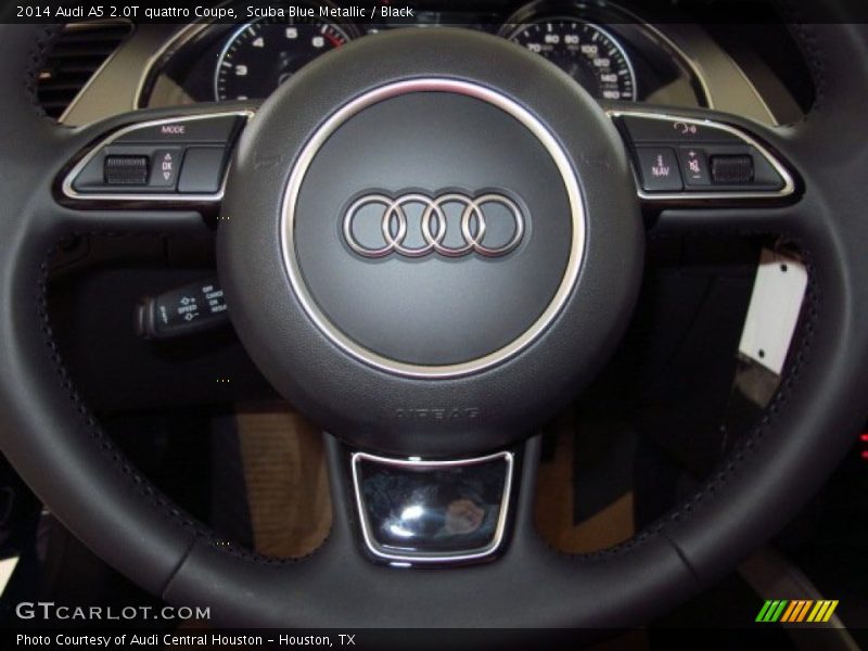 Scuba Blue Metallic / Black 2014 Audi A5 2.0T quattro Coupe