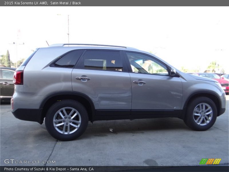 Satin Metal / Black 2015 Kia Sorento LX AWD