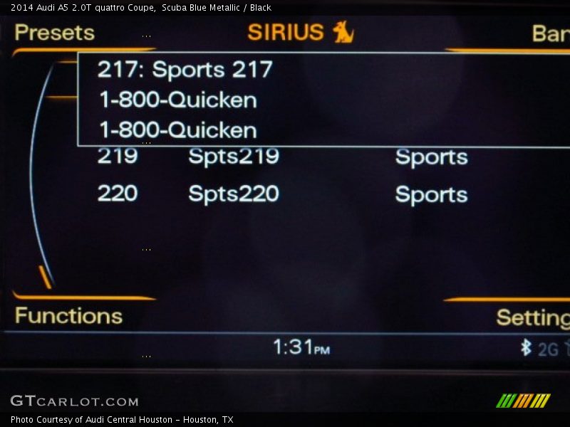 Scuba Blue Metallic / Black 2014 Audi A5 2.0T quattro Coupe