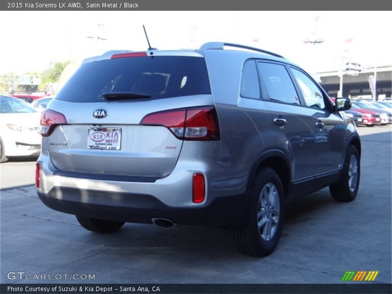 Satin Metal / Black 2015 Kia Sorento LX AWD