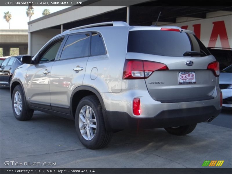 Satin Metal / Black 2015 Kia Sorento LX AWD