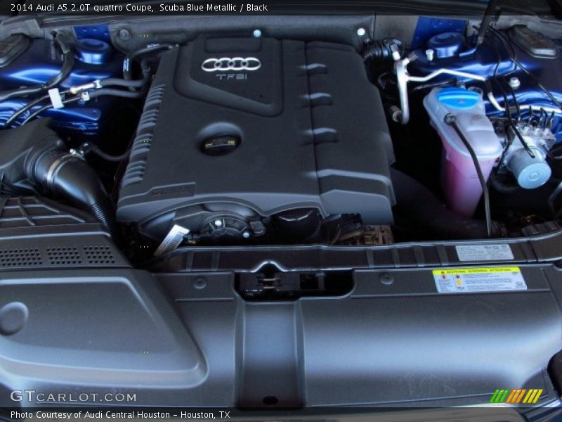 Scuba Blue Metallic / Black 2014 Audi A5 2.0T quattro Coupe