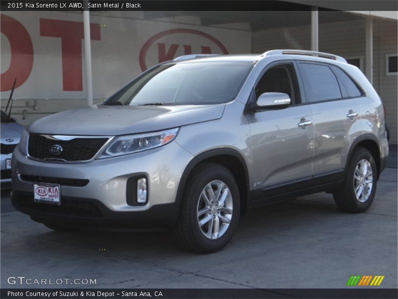Satin Metal / Black 2015 Kia Sorento LX AWD