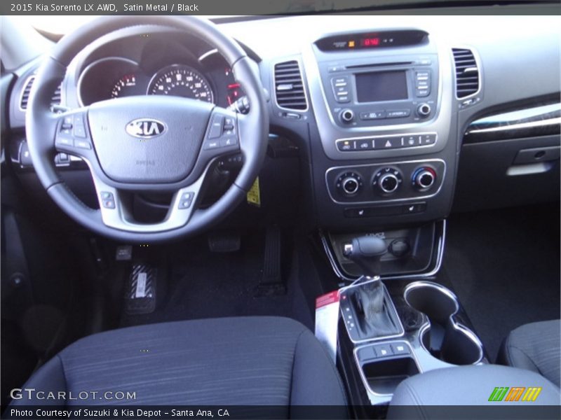 Satin Metal / Black 2015 Kia Sorento LX AWD