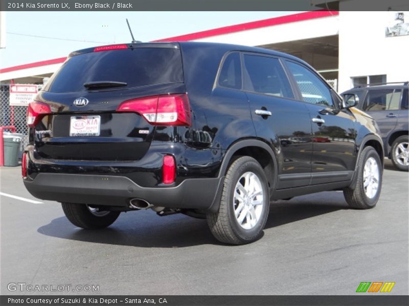 Ebony Black / Black 2014 Kia Sorento LX