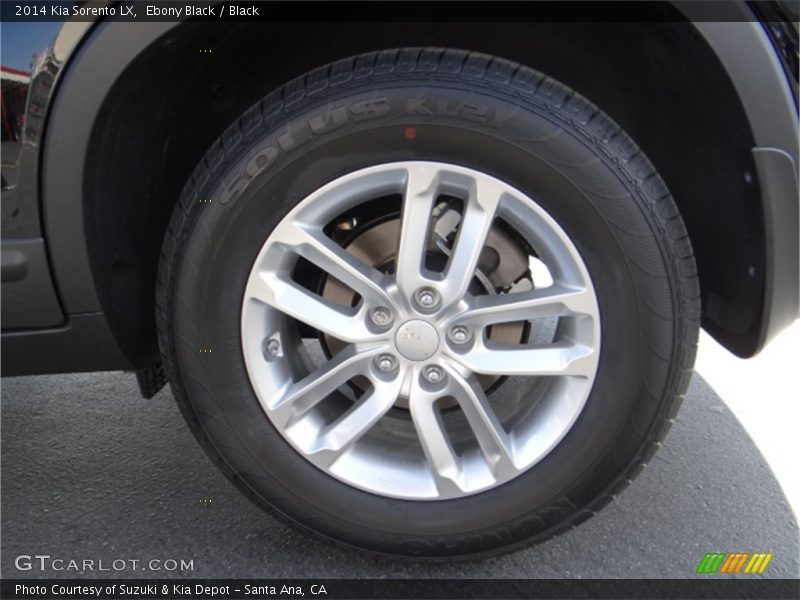 Ebony Black / Black 2014 Kia Sorento LX