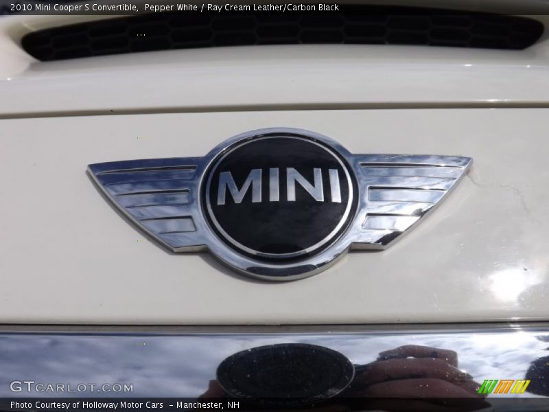 Pepper White / Ray Cream Leather/Carbon Black 2010 Mini Cooper S Convertible