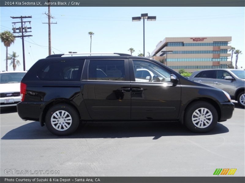 Aurora Black / Gray 2014 Kia Sedona LX