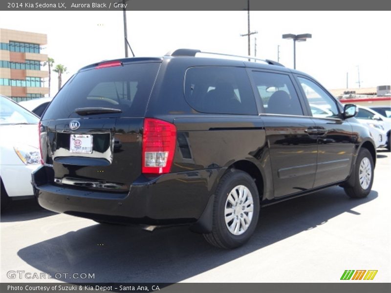 Aurora Black / Gray 2014 Kia Sedona LX