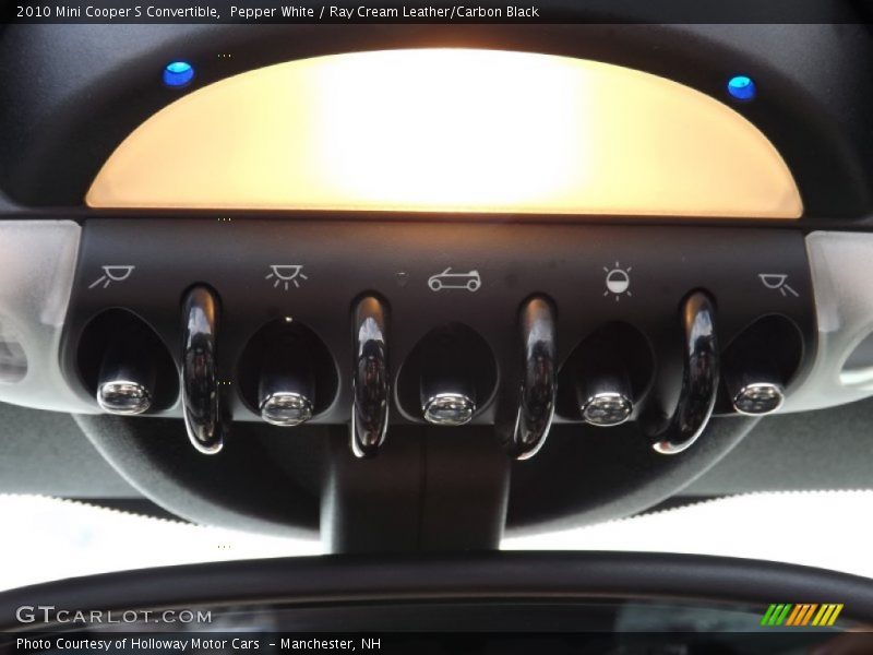 Pepper White / Ray Cream Leather/Carbon Black 2010 Mini Cooper S Convertible