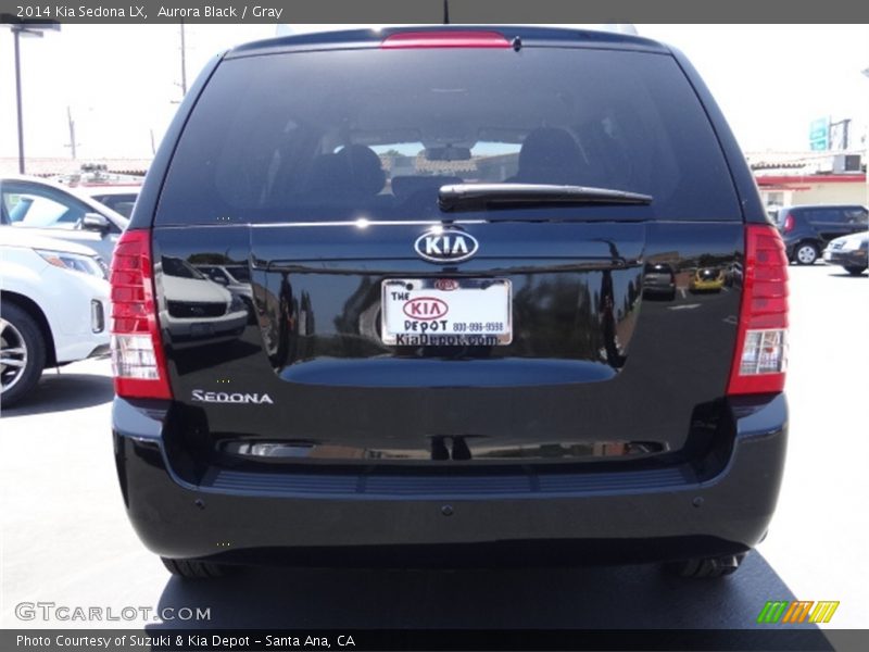 Aurora Black / Gray 2014 Kia Sedona LX