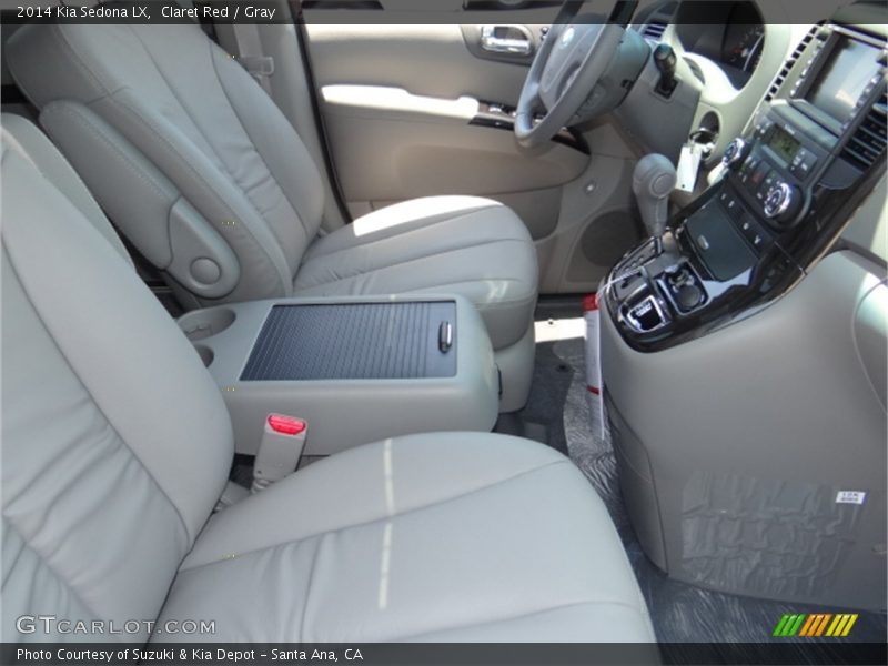 Claret Red / Gray 2014 Kia Sedona LX