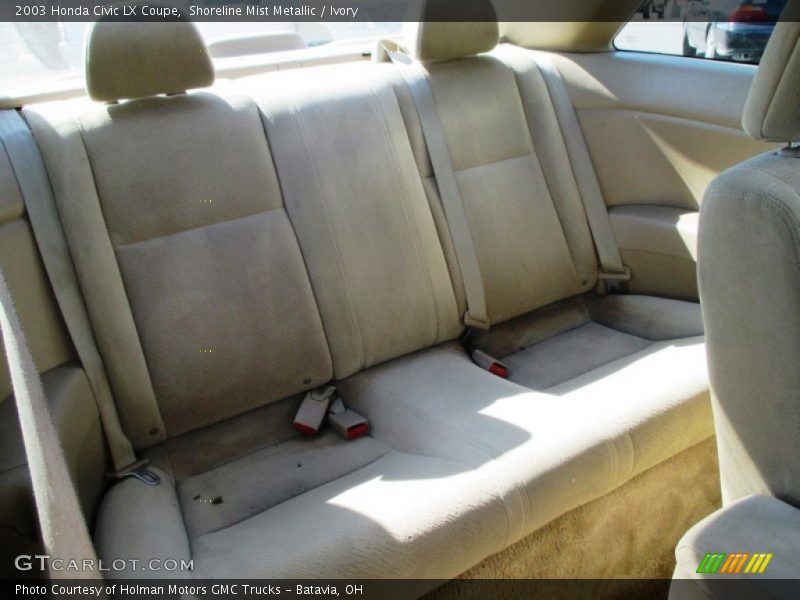 Shoreline Mist Metallic / Ivory 2003 Honda Civic LX Coupe