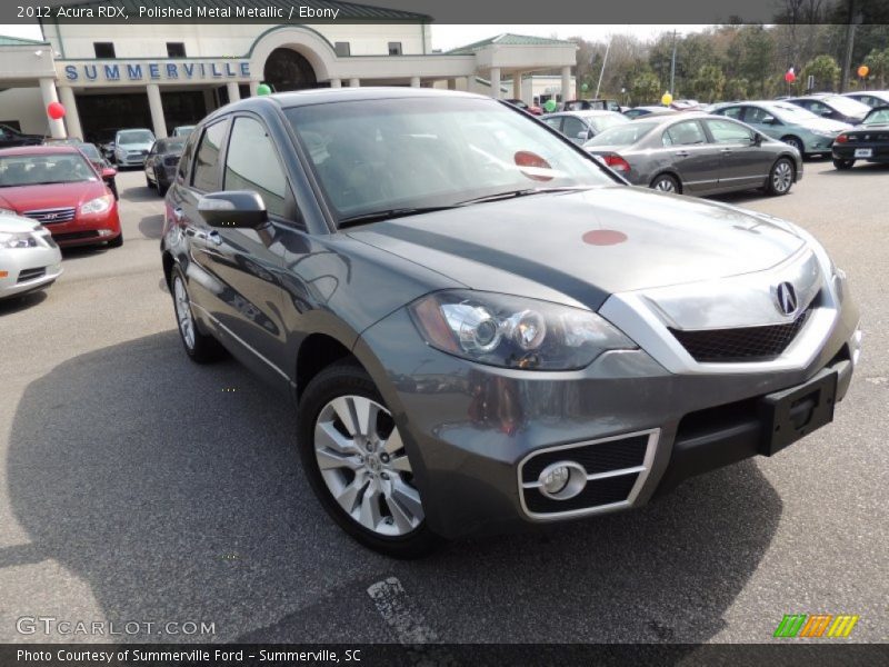 Polished Metal Metallic / Ebony 2012 Acura RDX