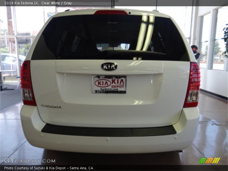 Clear White / Gray 2014 Kia Sedona LX