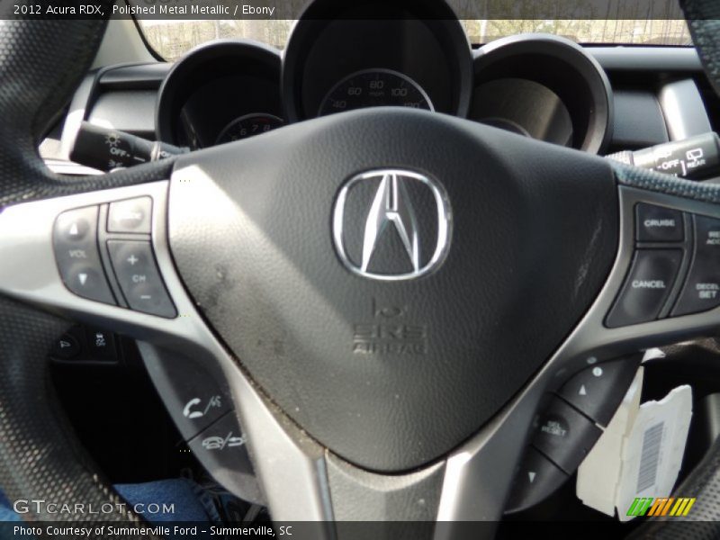 Polished Metal Metallic / Ebony 2012 Acura RDX