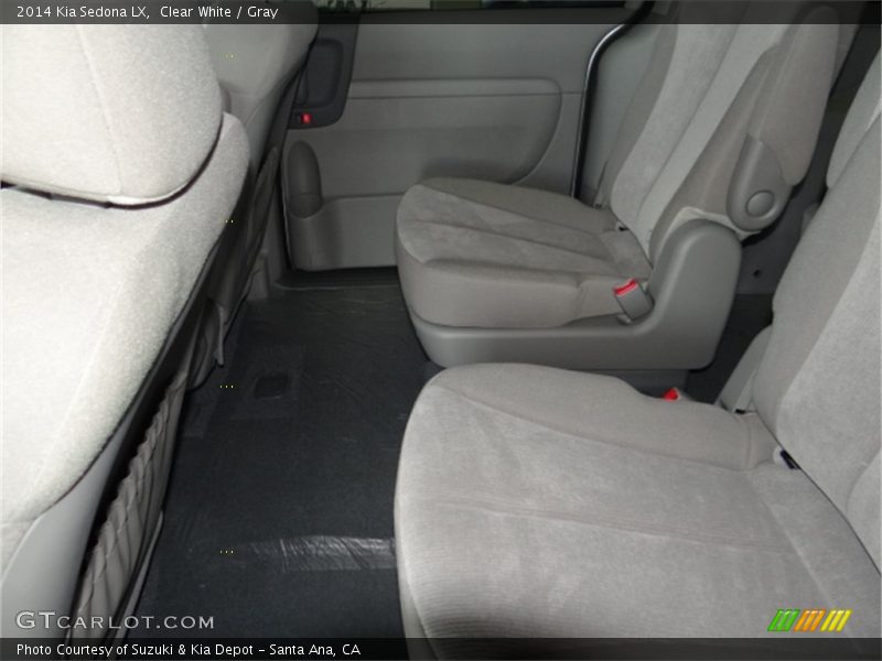 Clear White / Gray 2014 Kia Sedona LX