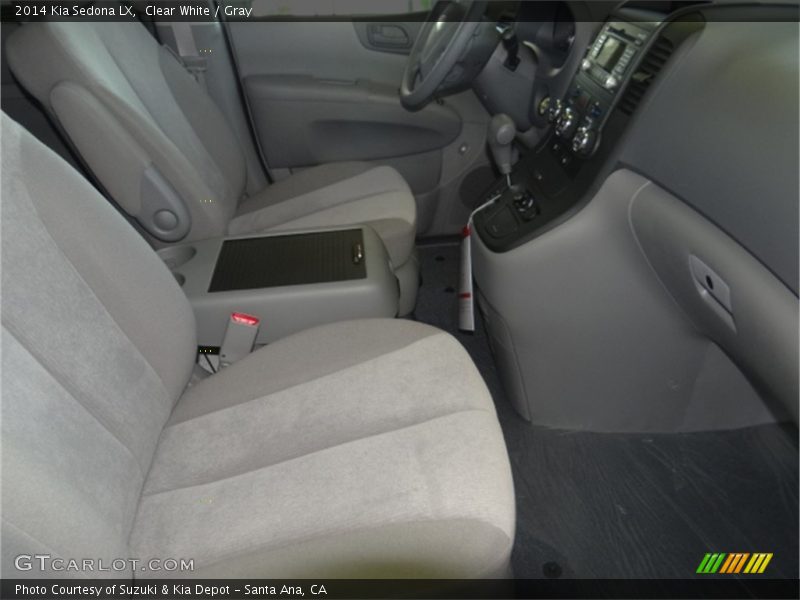 Clear White / Gray 2014 Kia Sedona LX