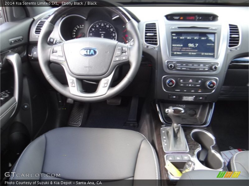 Ebony Black / Black 2014 Kia Sorento Limited SXL