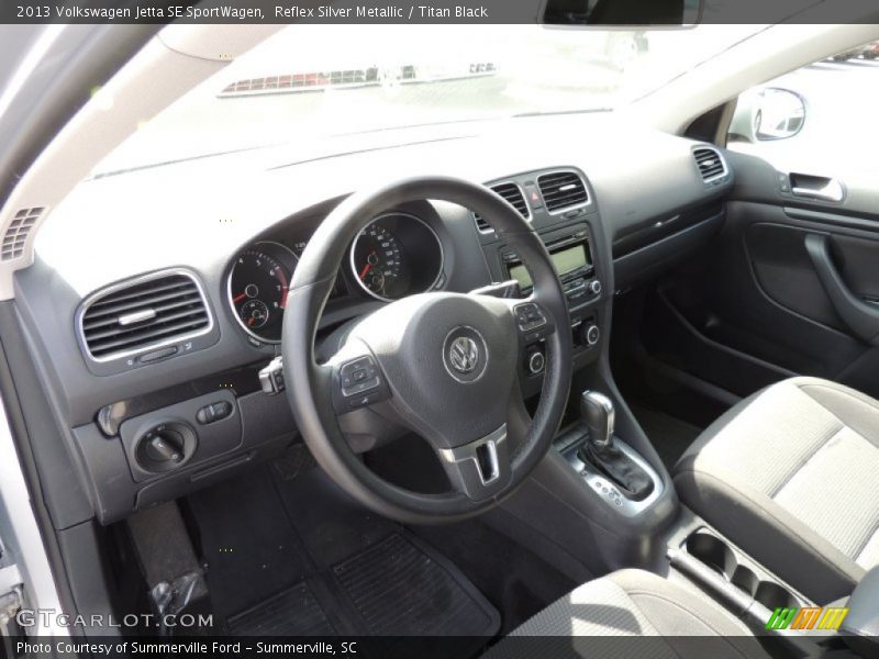 Reflex Silver Metallic / Titan Black 2013 Volkswagen Jetta SE SportWagen