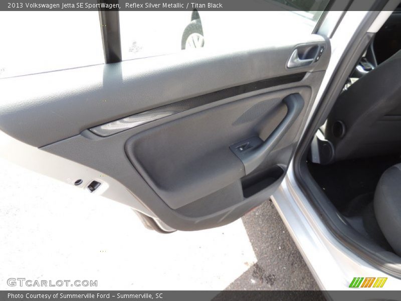 Reflex Silver Metallic / Titan Black 2013 Volkswagen Jetta SE SportWagen