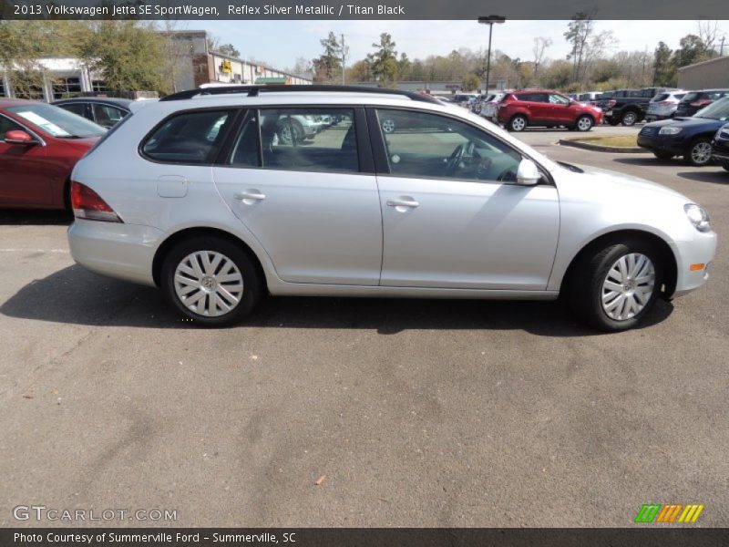 Reflex Silver Metallic / Titan Black 2013 Volkswagen Jetta SE SportWagen