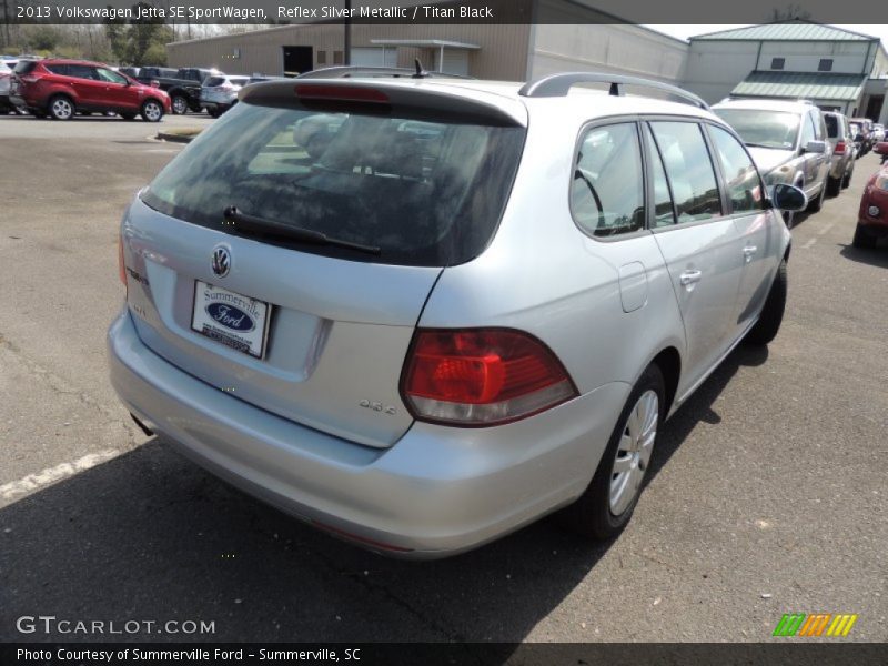 Reflex Silver Metallic / Titan Black 2013 Volkswagen Jetta SE SportWagen