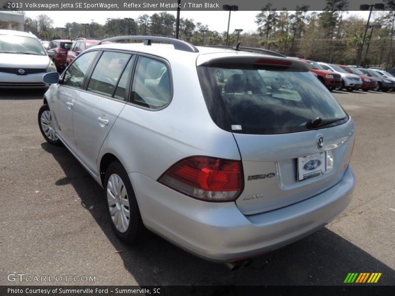 Reflex Silver Metallic / Titan Black 2013 Volkswagen Jetta SE SportWagen