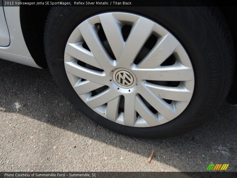 Reflex Silver Metallic / Titan Black 2013 Volkswagen Jetta SE SportWagen